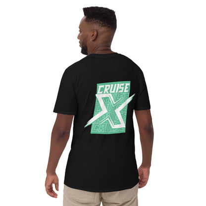 Grön X-Cruise | Kortärmad unisex t-shirt