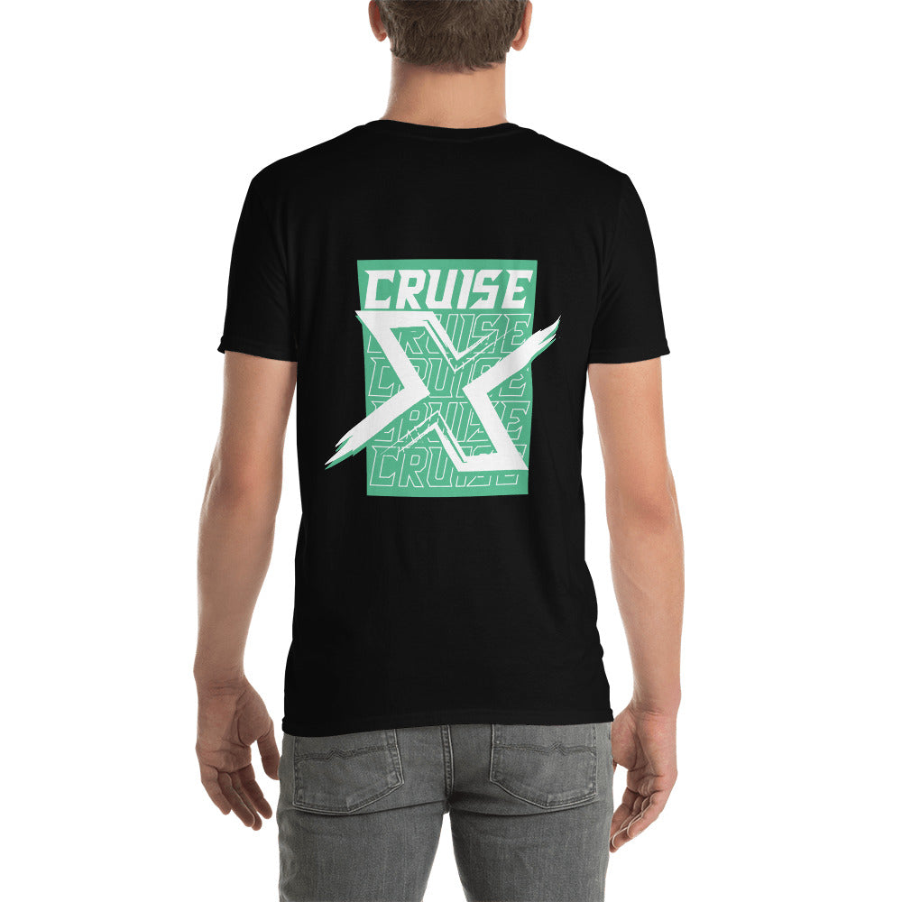 Grön X-Cruise | Kortärmad unisex t-shirt