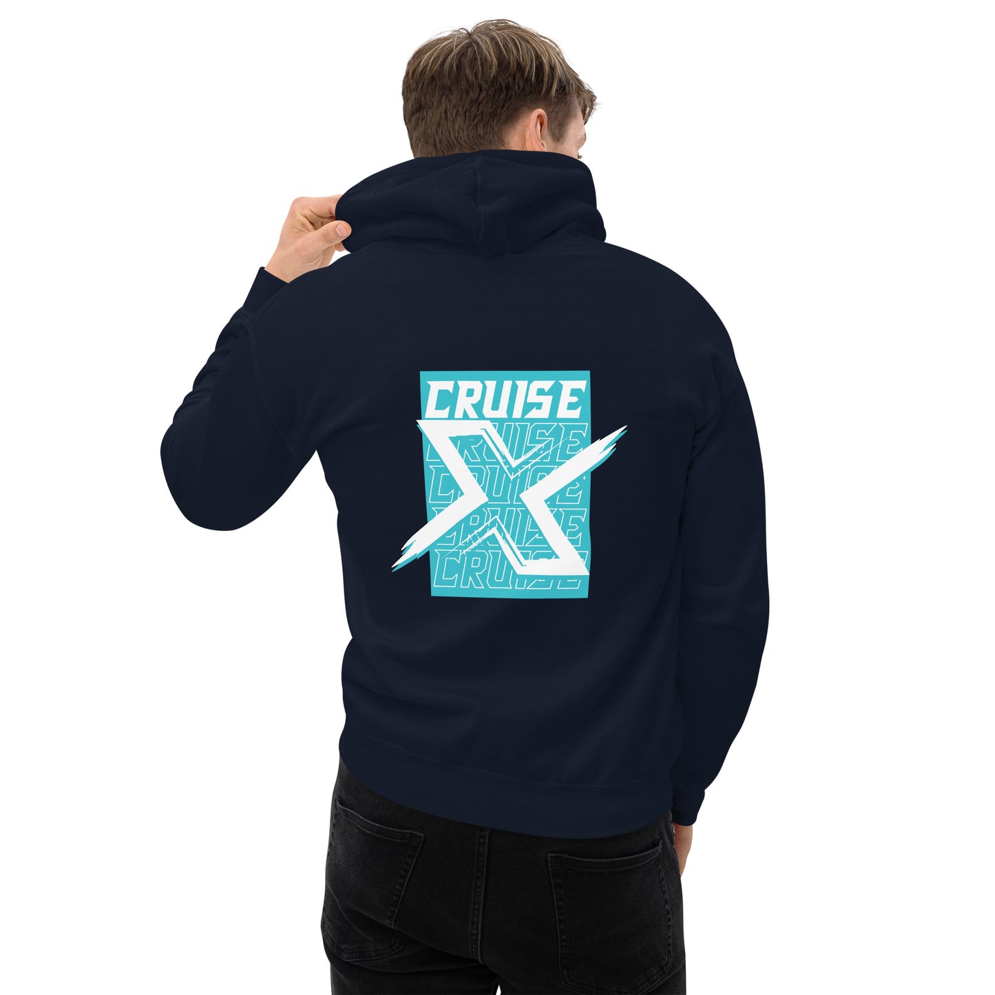 Blå X-Cruise | Unisex Hoodie