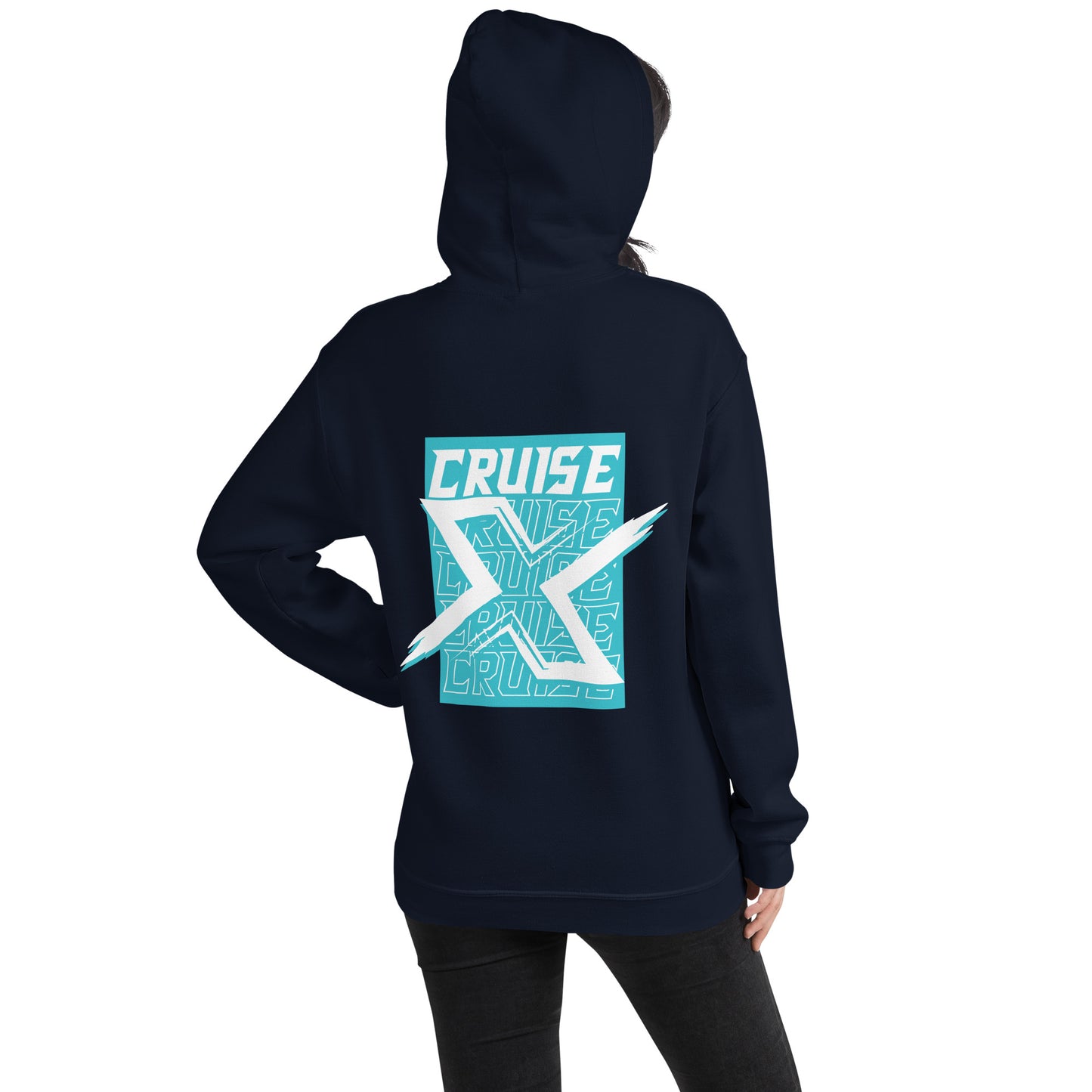 Blå X-Cruise | Unisex Hoodie