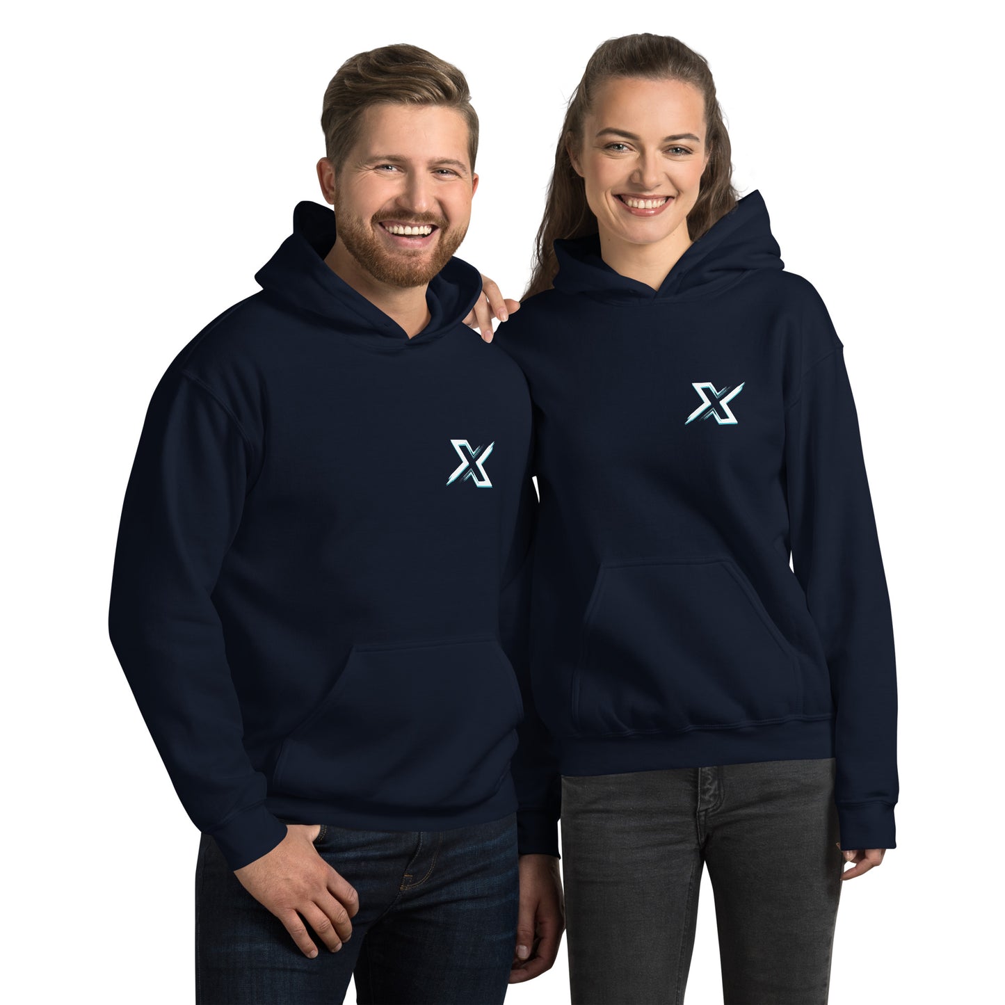 Blå X-Cruise | Unisex Hoodie