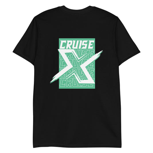 Grön X-Cruise | Kortärmad unisex t-shirt