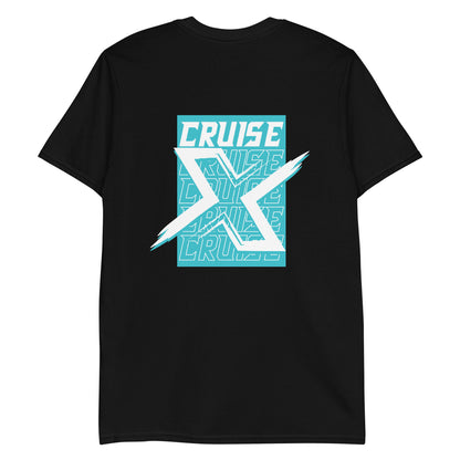 Blå X-Cruise | Kortärmad unisex t-shirt