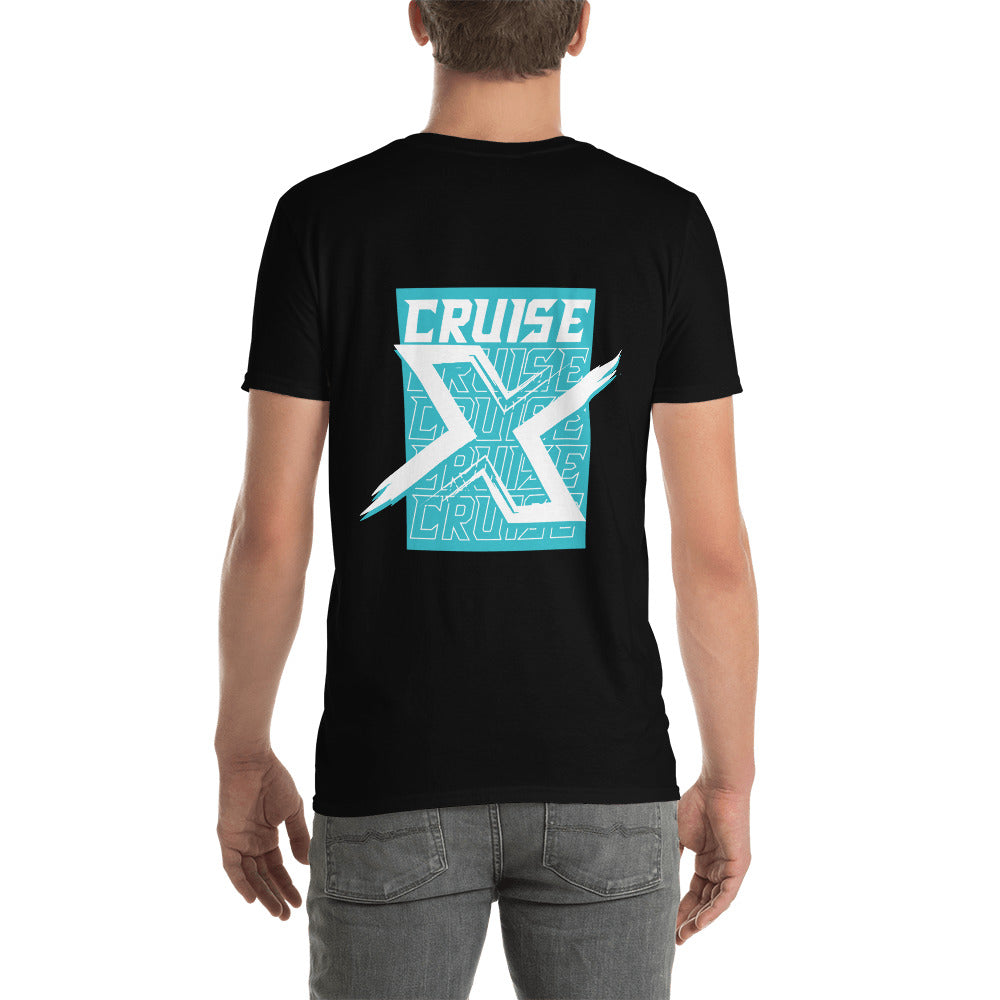 Blå X-Cruise | Kortärmad unisex t-shirt