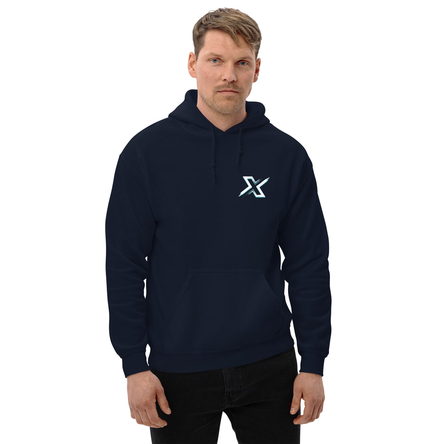 Blå X-Cruise | Unisex Hoodie