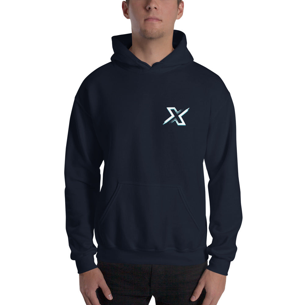 Blå X-Cruise | Unisex Hoodie