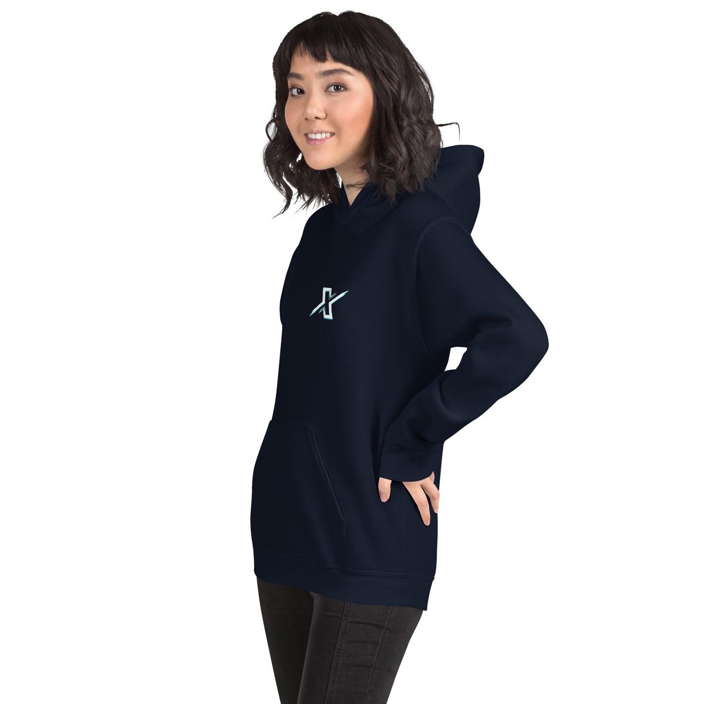 Blå X-Cruise | Unisex Hoodie