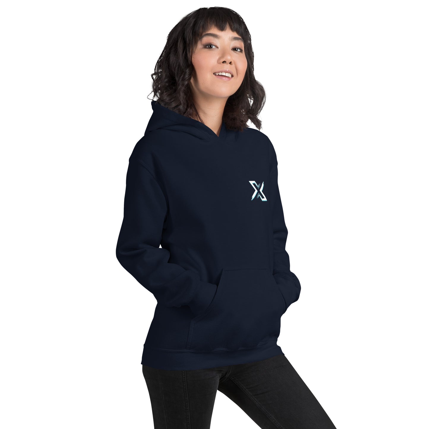 Blå X-Cruise | Unisex Hoodie